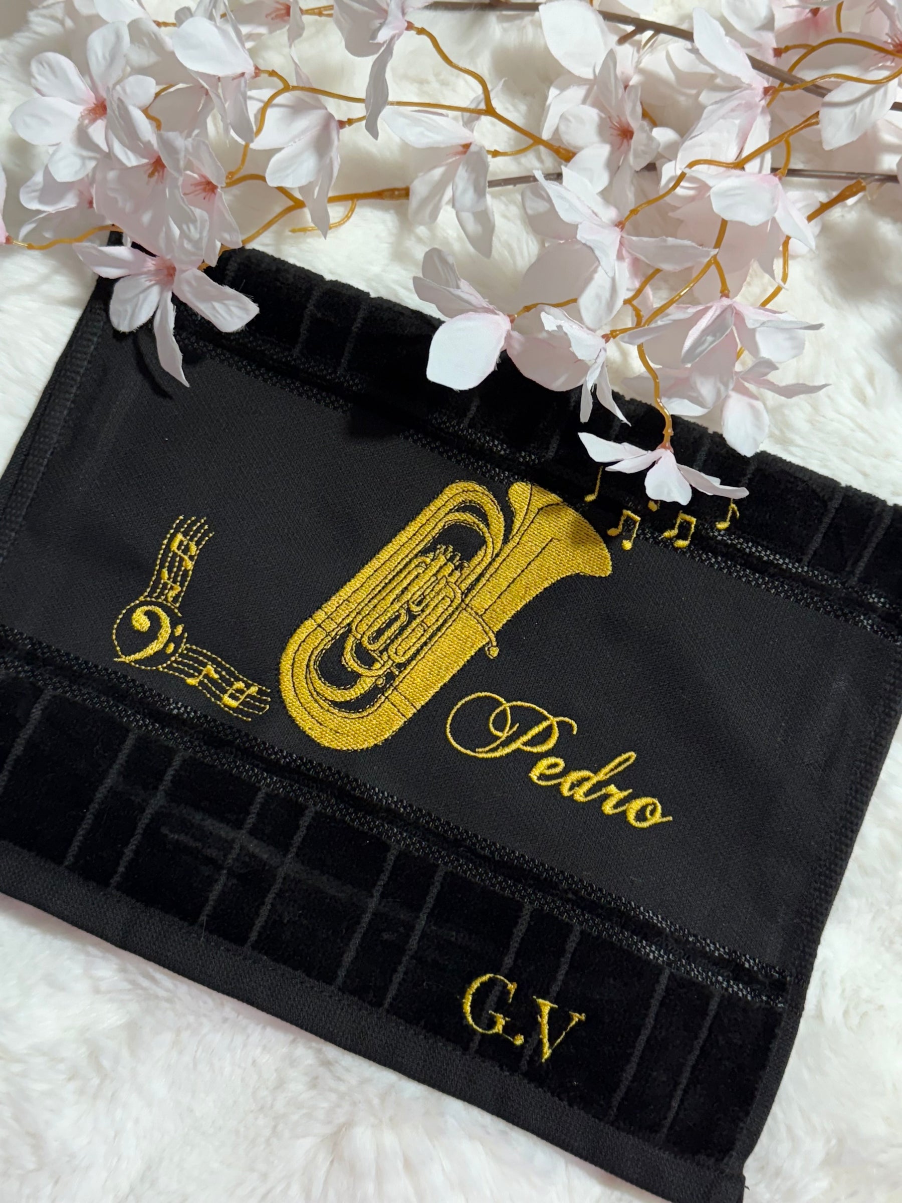 Toalhas Bordadas para Músicos CCB - Modelo Tubas