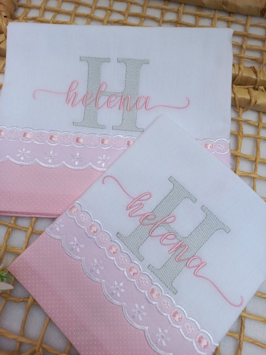 Fraldas Bebê Bordadas Feminino - Personalize (Escolha o seu bordado)