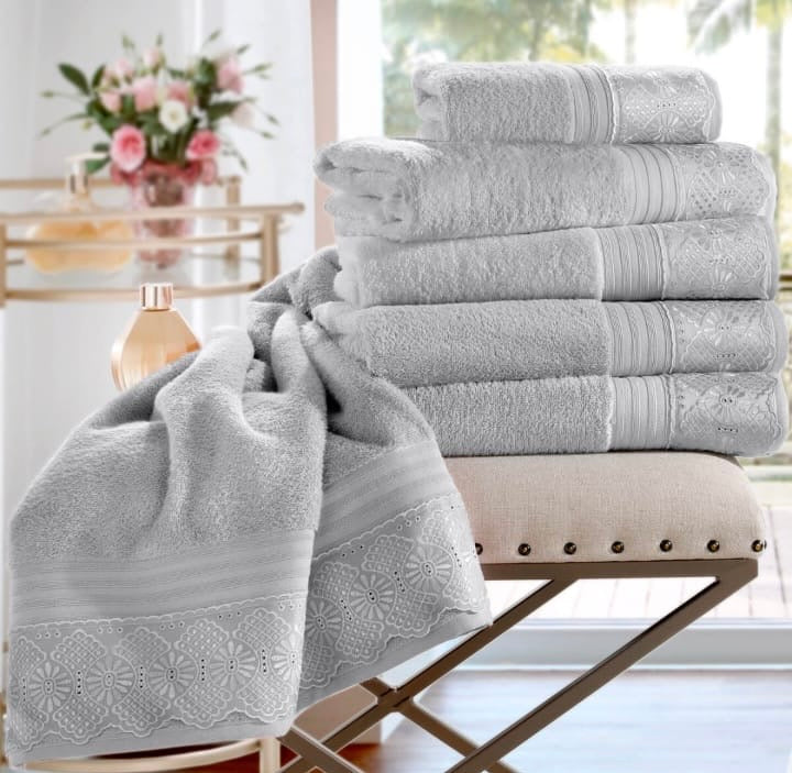 Kit Banhão 5 Peças - Cristais - 100% Algodão Egípcio