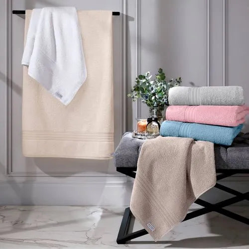 Toalha Banhão Bordada - 100% Algodão Egípcio Buttener - Platine