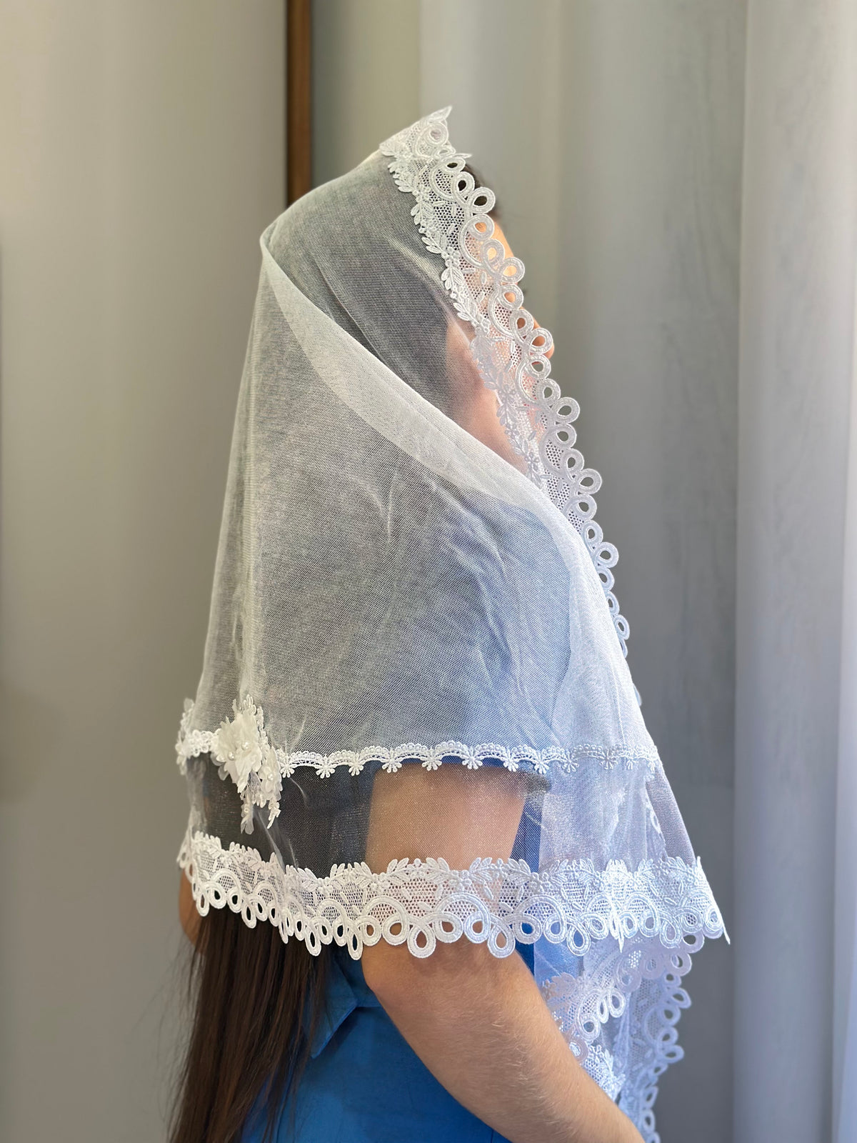 Véu CCB, com entremeio Francês - Jamile