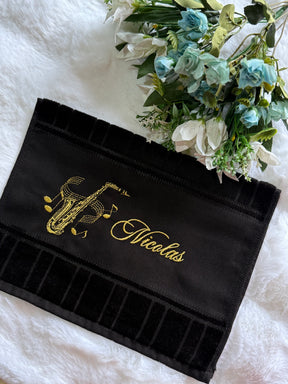 Toalhas Bordadas para Músicos CCB - Modelo Sax Alto