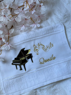 Toalhas Bordadas para Musicistas CCB - Modelo Órgão