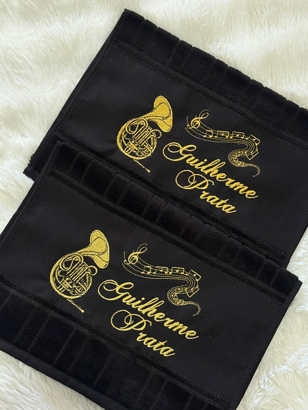 Toalhas Bordadas para Músicos CCB - Modelo Trompa