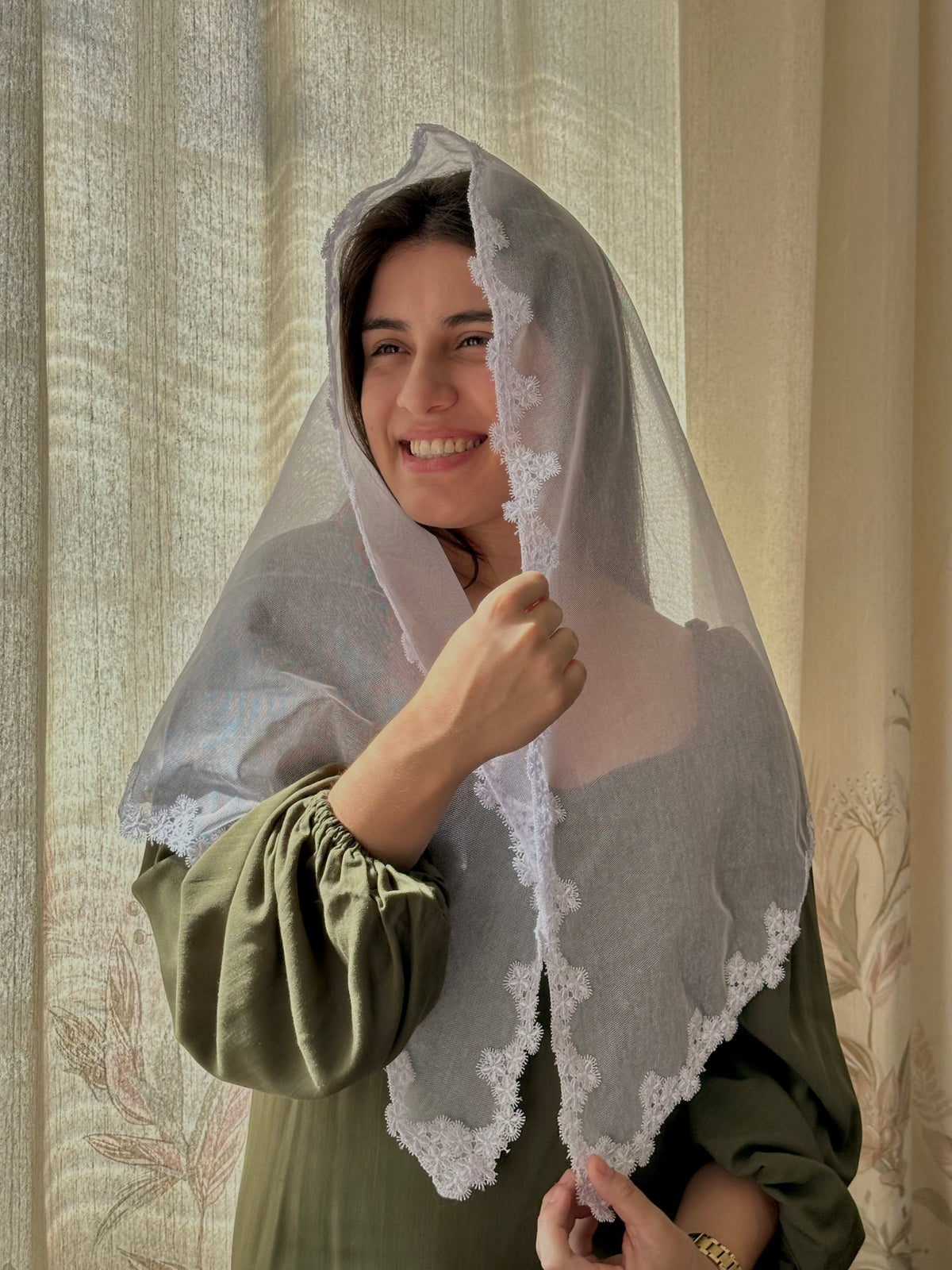 Véu CCB, Com guipir mais delicado - Analu