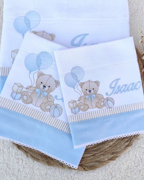 Fraldas Bebê Bordadas Masculino - Personalize (Escolha o seu bordado)