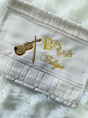 Toalhas Bordadas para Músicos CCB - Modelo Violas