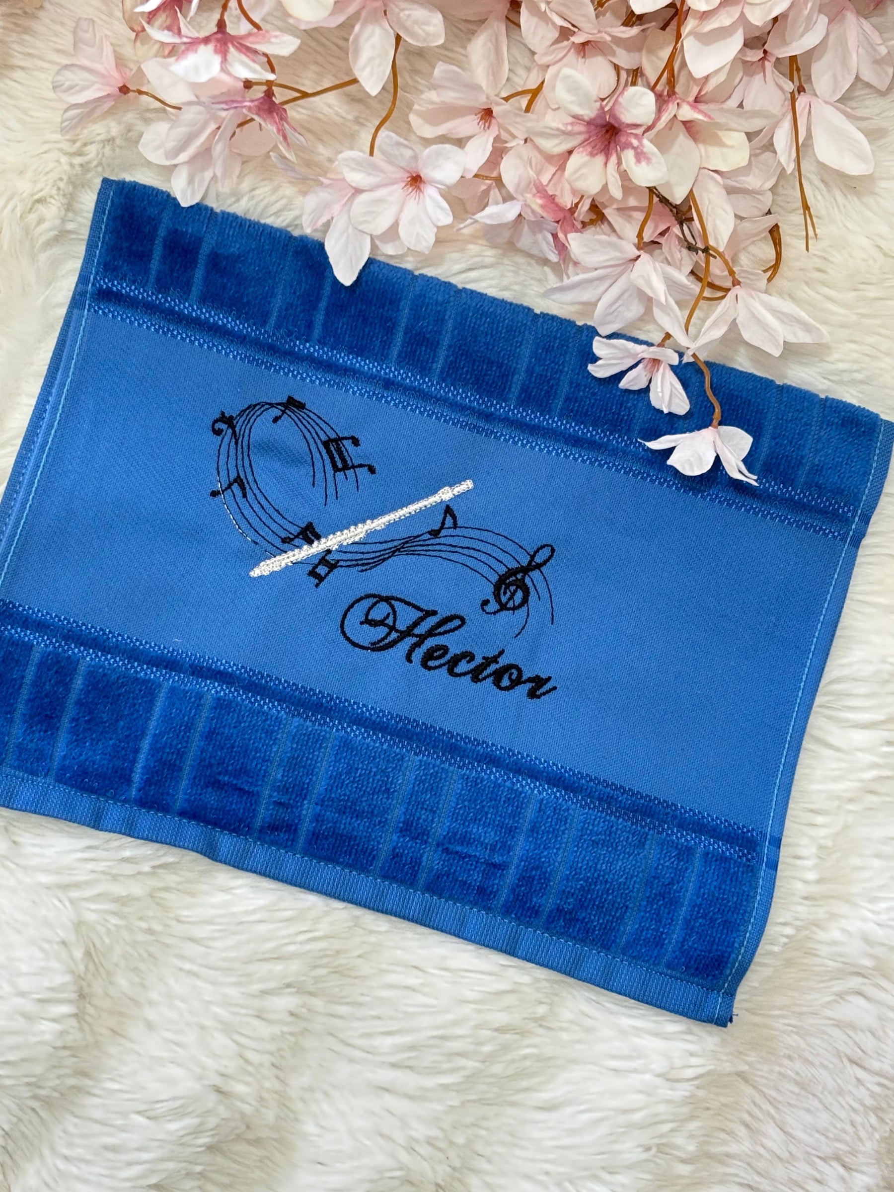 Toalhas Bordadas para Músicos CCB - Modelo Flautas