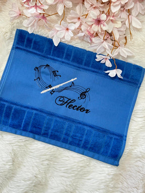 Toalhas Bordadas para Músicos CCB - Modelo Flautas