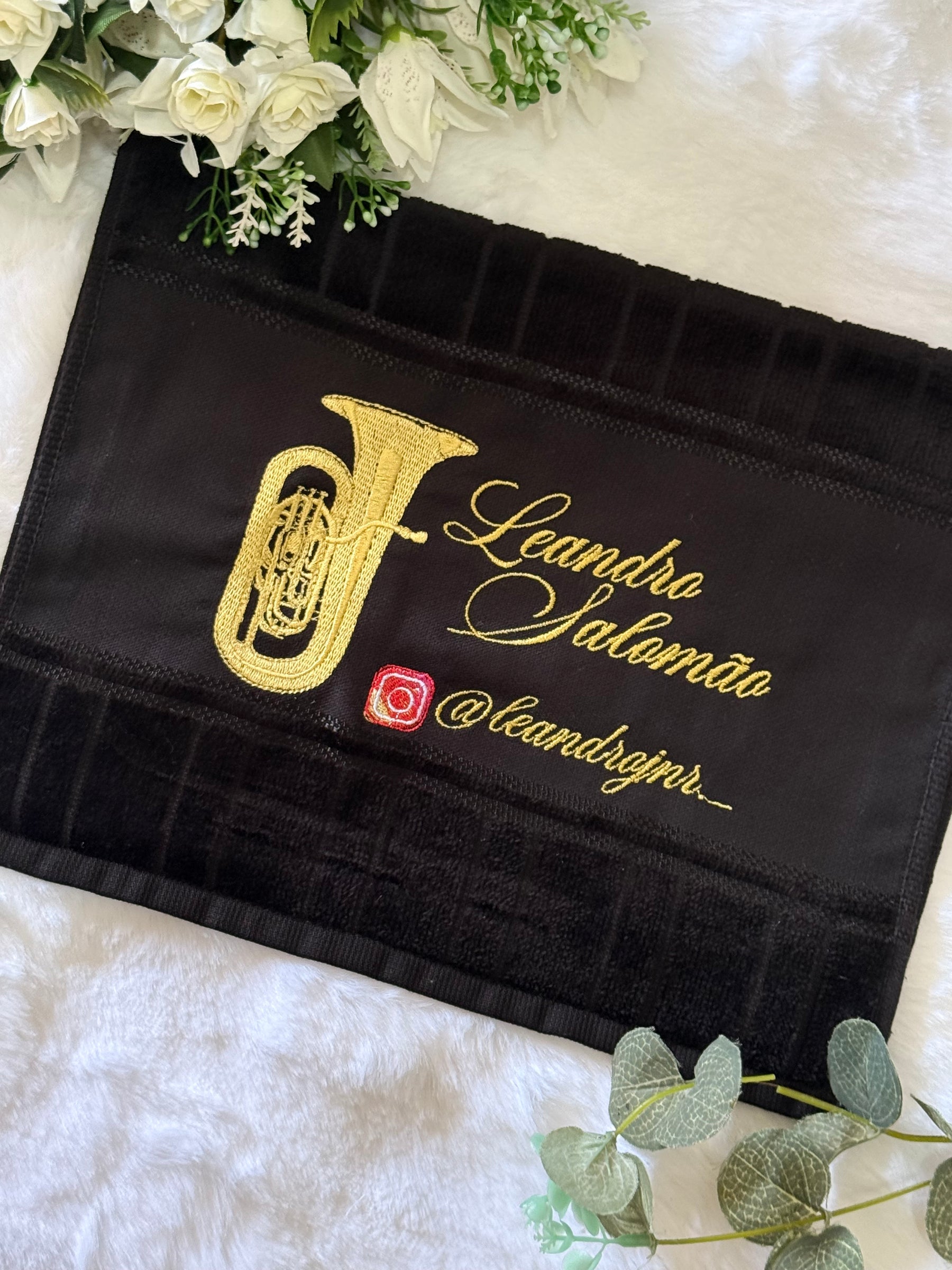 Toalhas Bordadas para Músicos CCB - Modelo Tubas