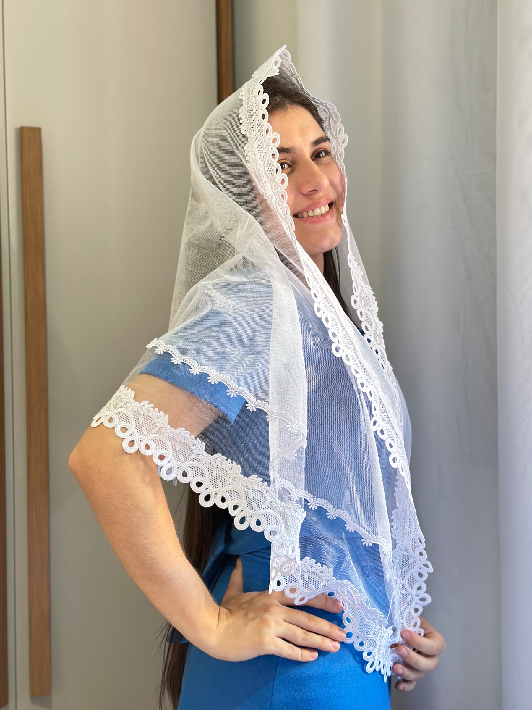 Véu CCB, com entremeio Francês - Jamile