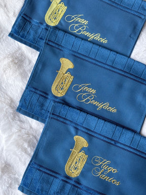 Toalhas Bordadas para Músicos CCB - Modelo Tubas