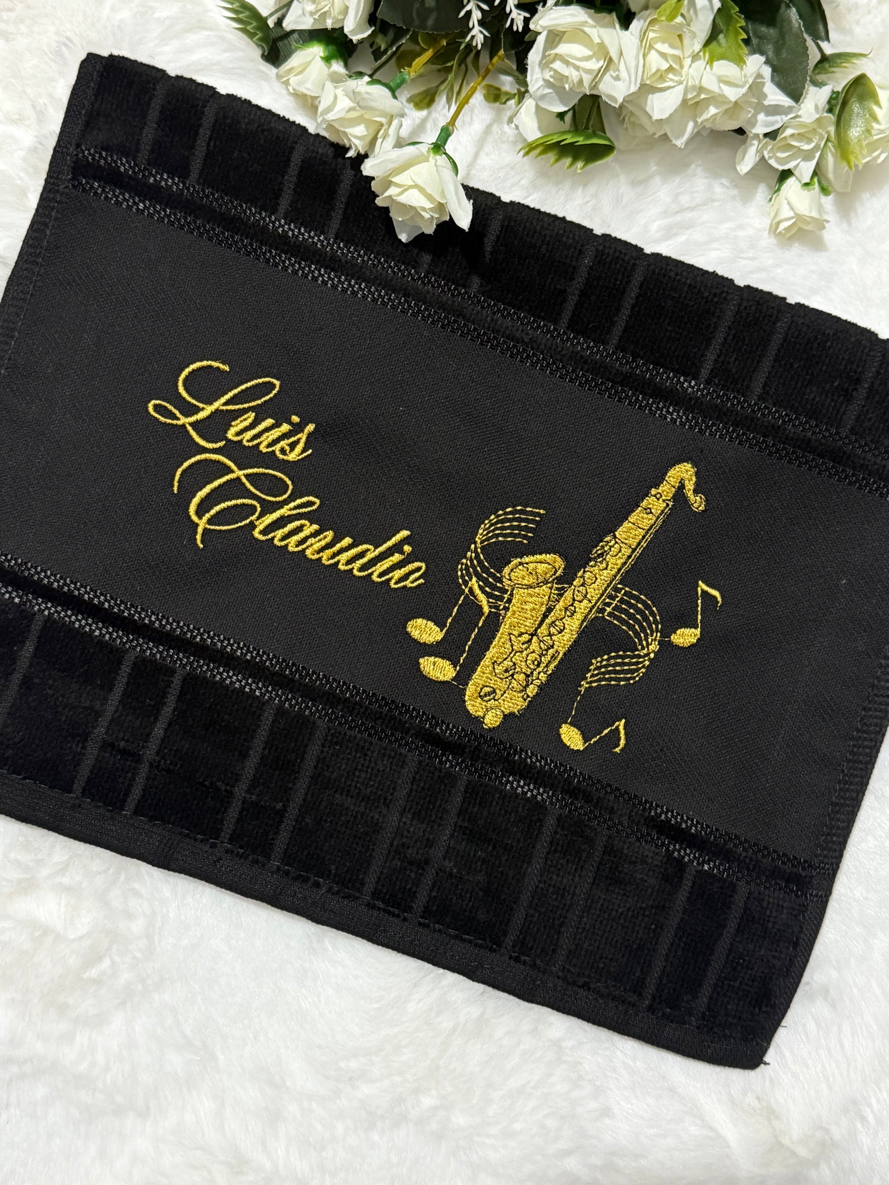 Toalhas Bordadas para Músicos CCB - Modelo Sax Tenor