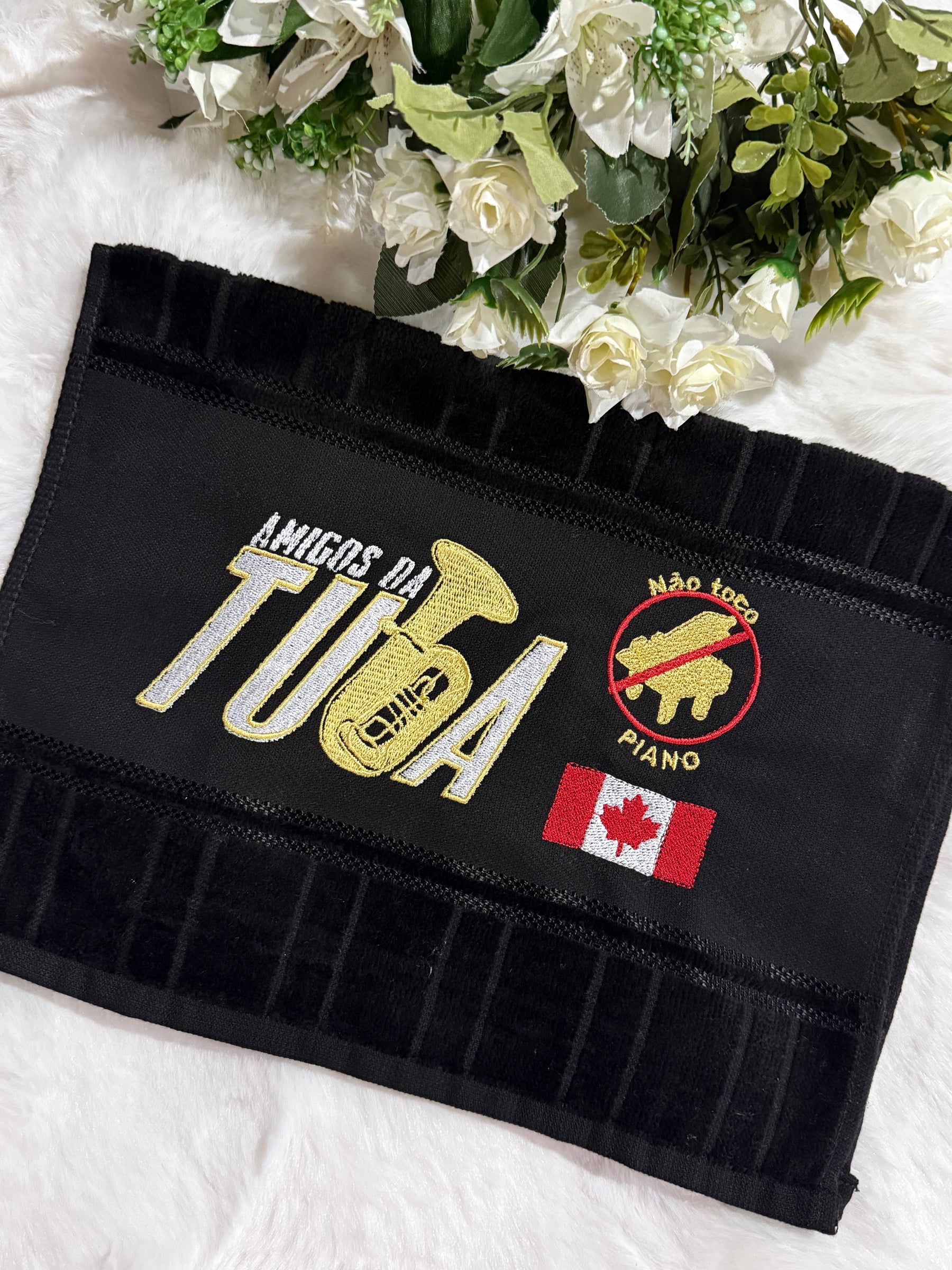 Toalhas Bordadas para Músicos CCB - Modelo Tubas