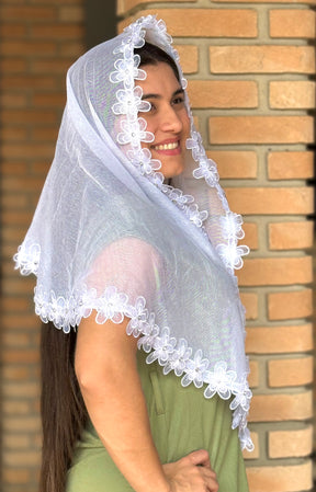 Kit Véus CCB  Quatro Modelos De Véus Encantadores (Rendas Diversas) -  Coleção Florescer