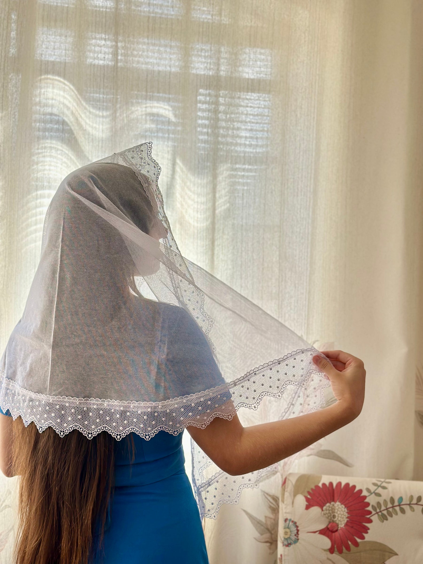 Véu CCB, Guipir Largo - Lilly