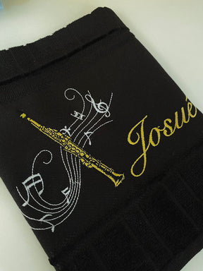 Toalhas Bordadas para Músicos CCB - Modelo Sax Reto