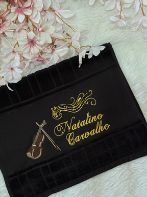 Toalhas Bordadas para Músicos CCB - Modelo Violinos