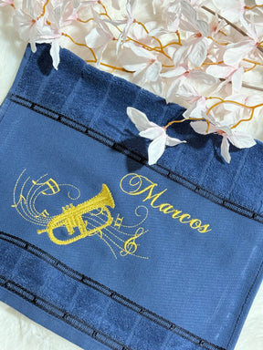 Toalhas Bordadas Para Músicos CCB - Modelos Flugelhorn