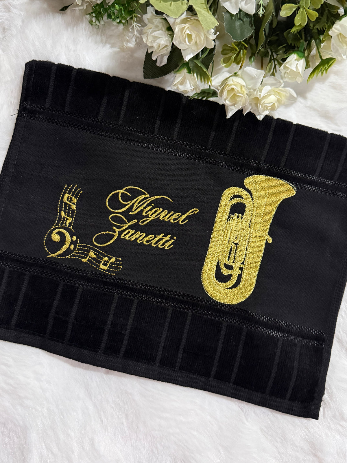 Toalhas Bordadas para Músicos CCB - Modelo Tubas