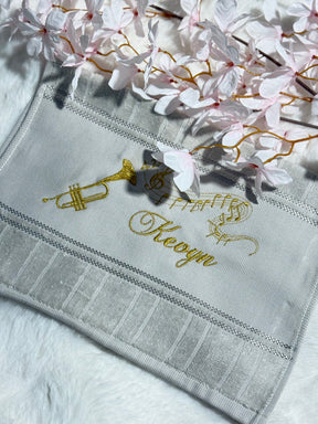 Toalhas Bordadas para Músicos CCB - Modelo Trompetes