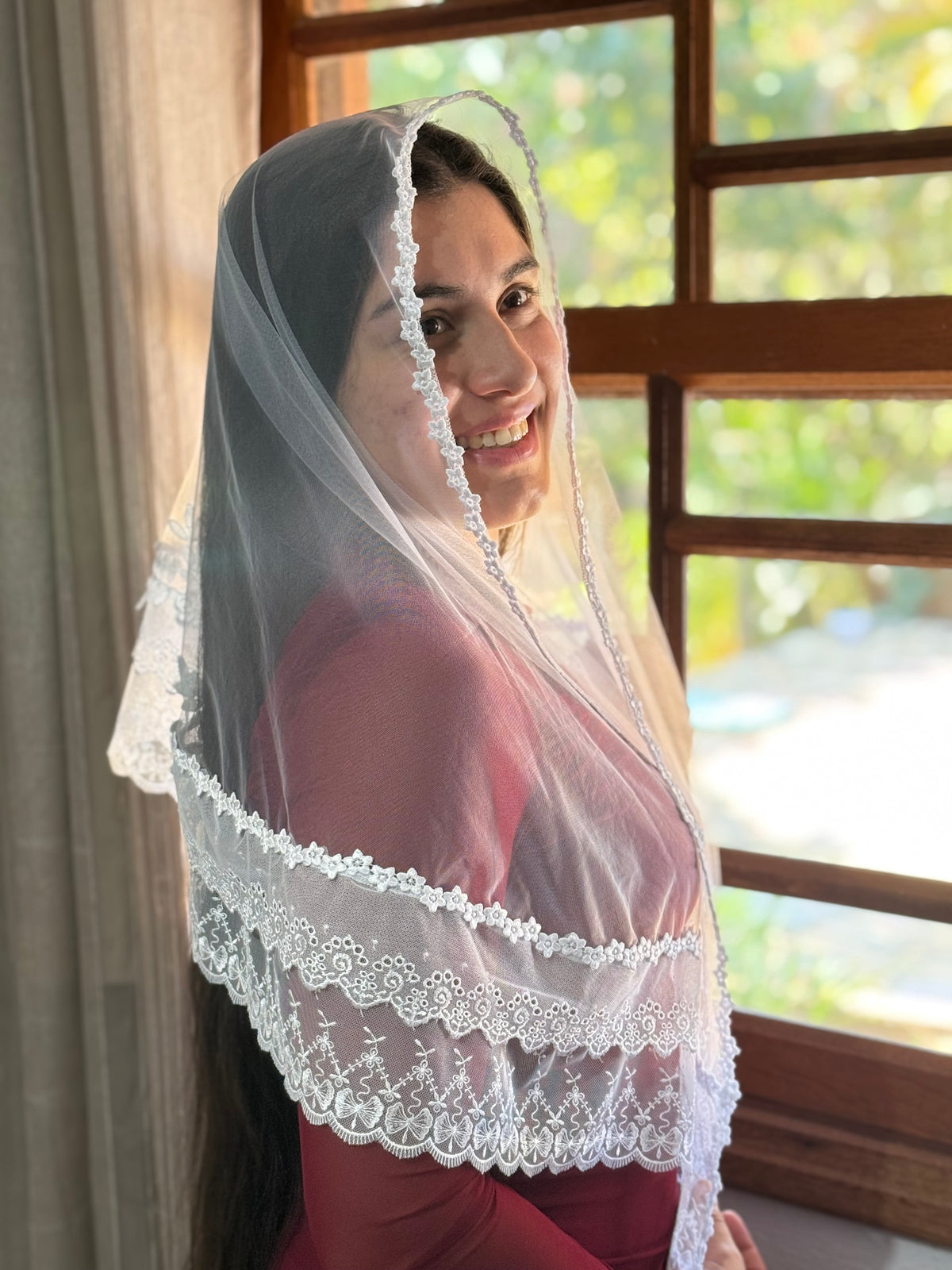 Véu CCB, com tule ilusion - Ana Kesia