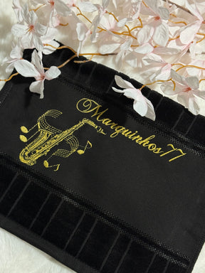 Toalhas Bordadas para Músicos CCB - Modelo Sax Alto
