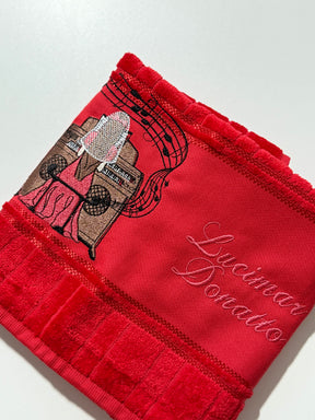 Toalhas Bordadas para Musicistas CCB - Modelo Órgão