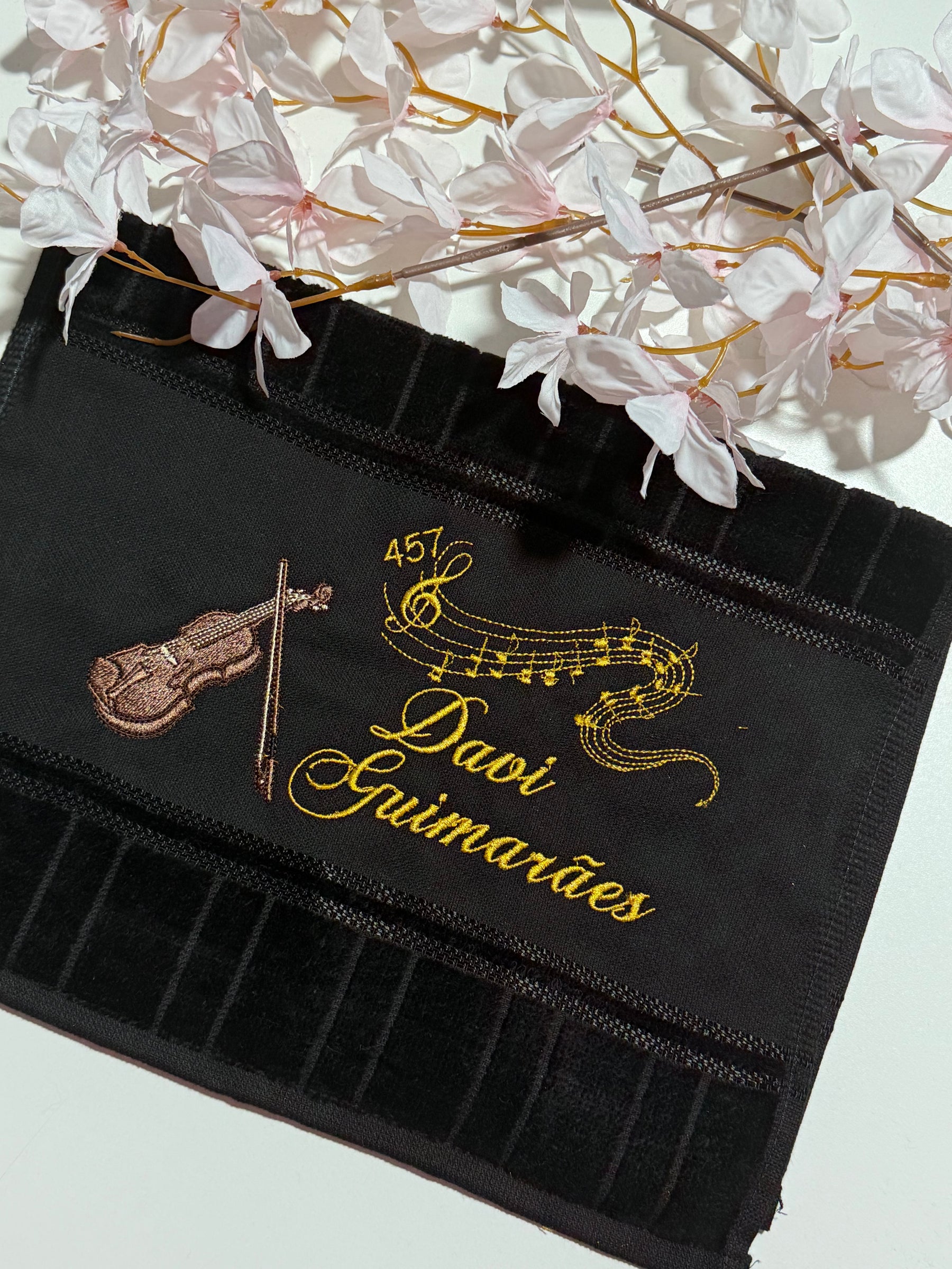 Toalhas Bordadas para Músicos CCB - Modelo Violas