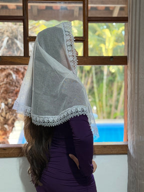 Véu CCB, Guipir de notas musicais - Kátia