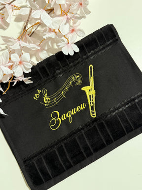 Toalhas Bordadas para Músicos CCB - Modelo Trombones