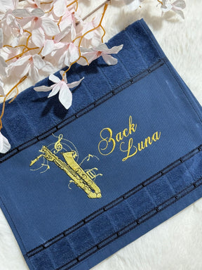 Toalhas Bordadas para Músicos CCB - Modelo Sax Barítono